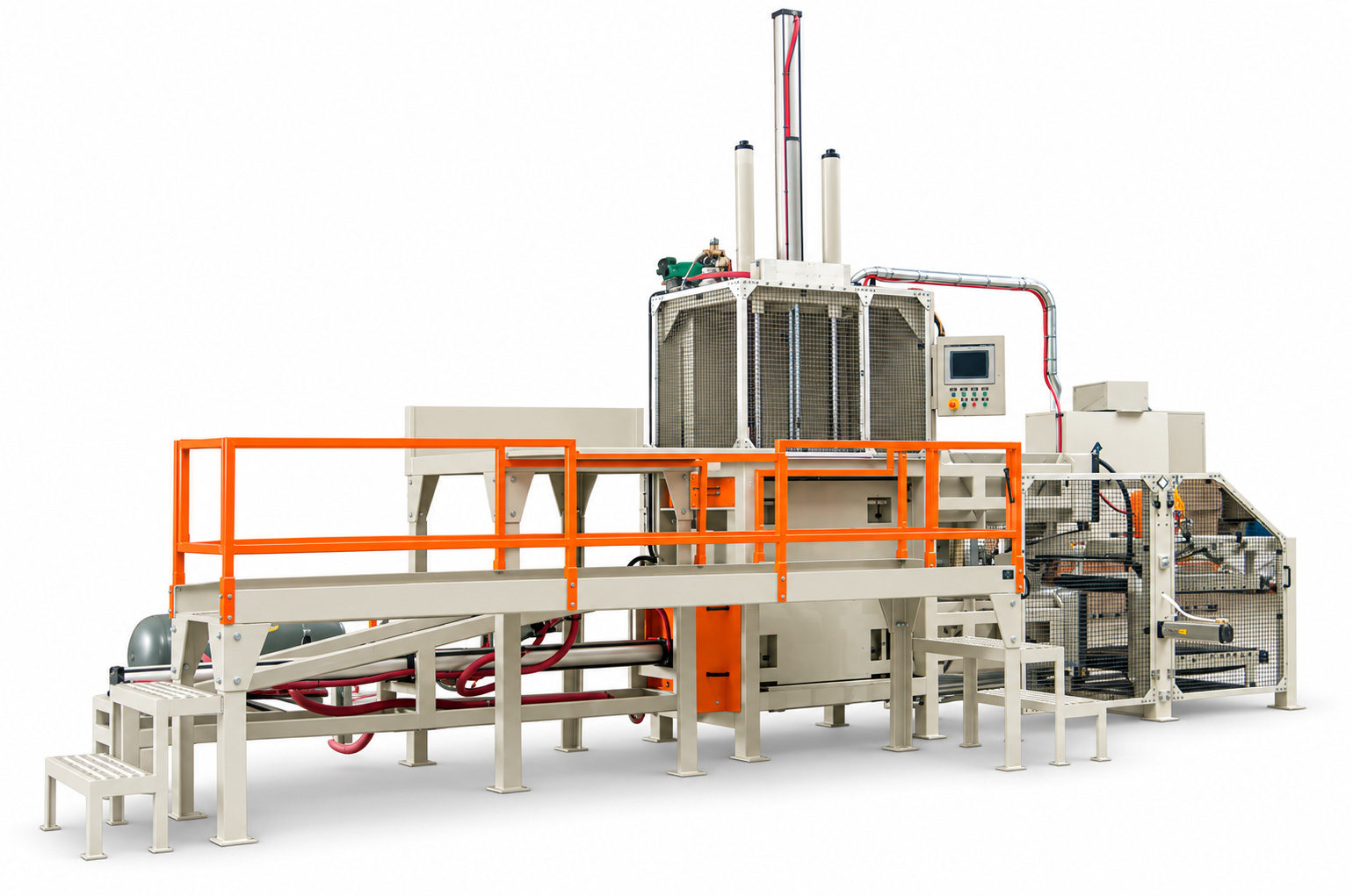 HC-2020 form fill seal machine on a white background