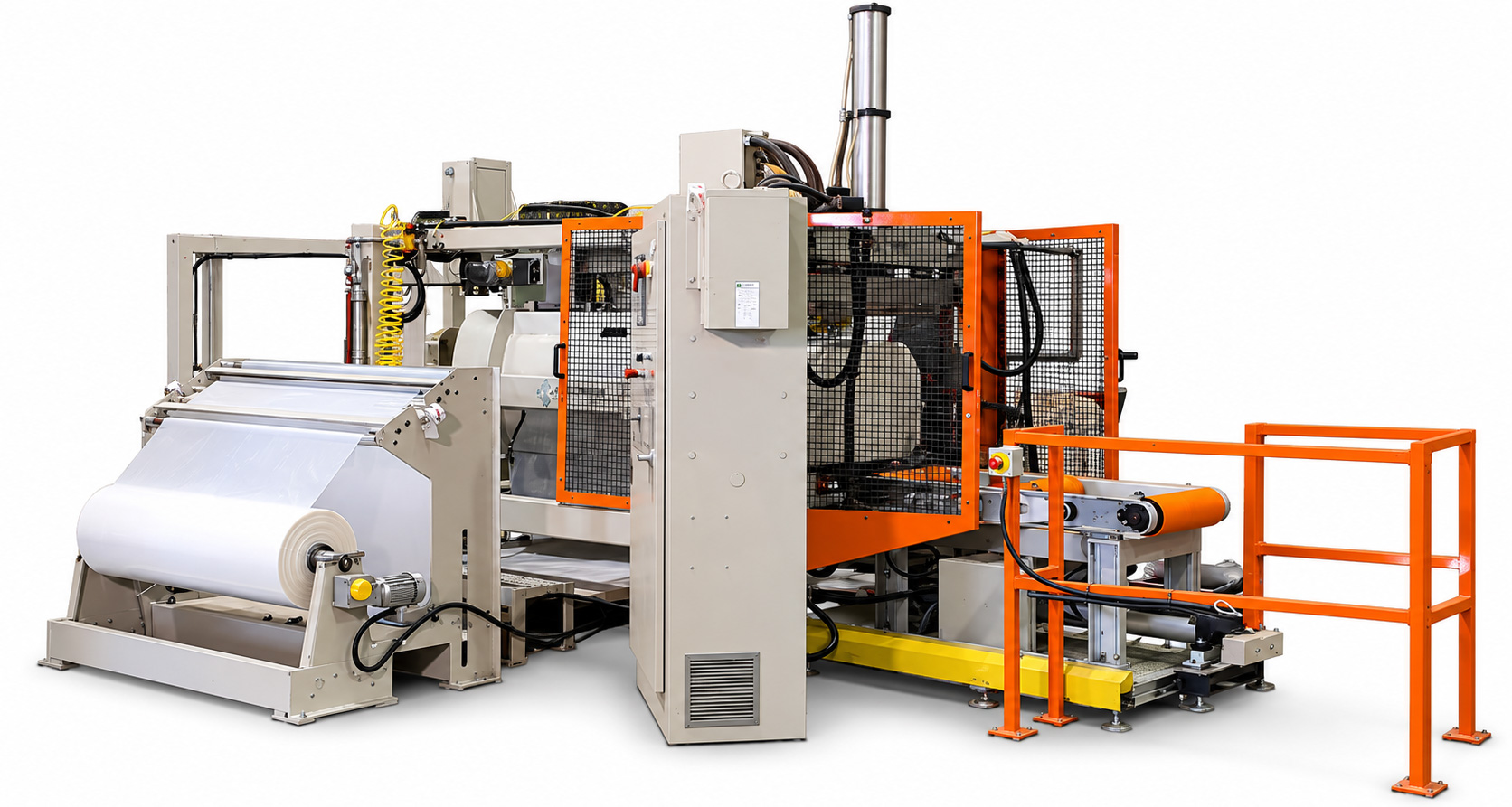 HC-2020 form fill seal machine on a white background